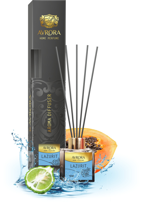 "Avrora Home Perfume"  Аромадиффузор  «Lazurit», 50мл.