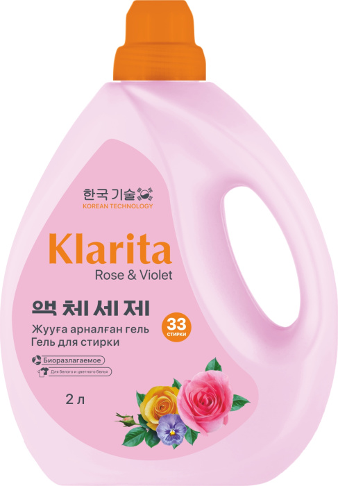 Средство жидкое для стирки «Rose & Violet», «Washer-W» 2000мл