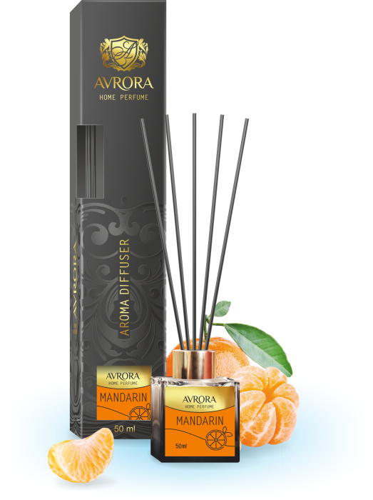 "Avrora Home Perfume"  Аромадиффузор  «Mandarin», 50мл.