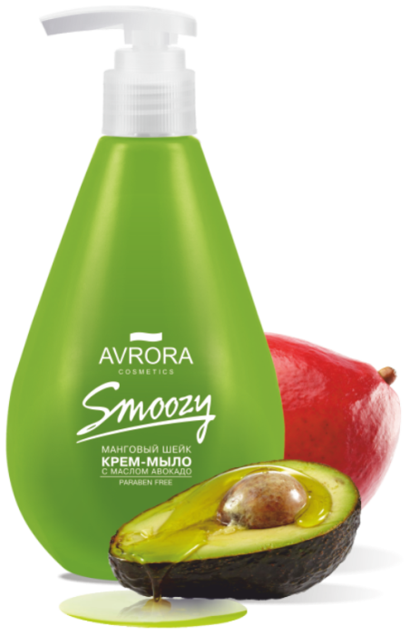 Крем-мыло "Smoozy Манговый Шейк", 370мл