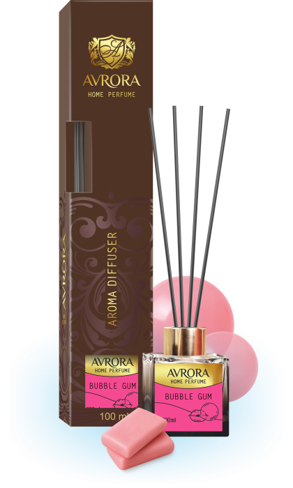 "Avrora Home Perfume"  Аромадиффузор  «Bubble Gum», 100мл.