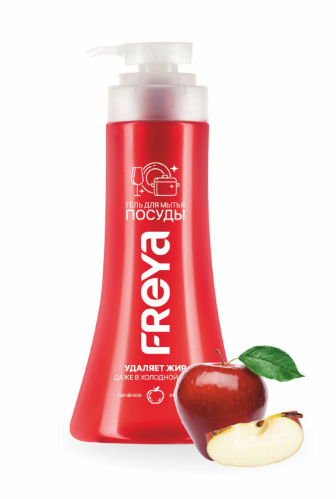 Гель для мытья посуды "Печеное яблоко" "Freya ", 450 мл