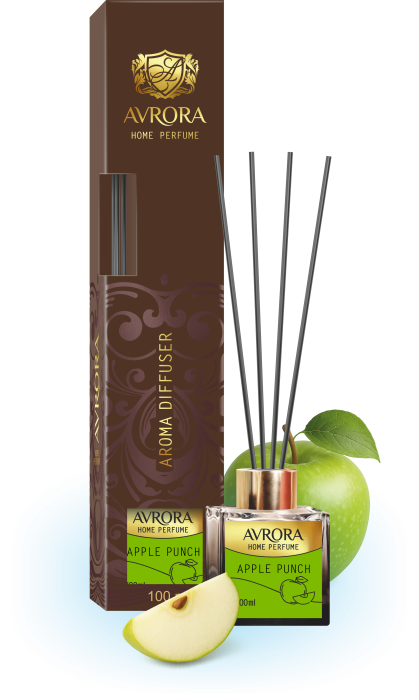 "Avrora Home Perfume"  Аромадиффузор  «Apple Punch», 100мл.