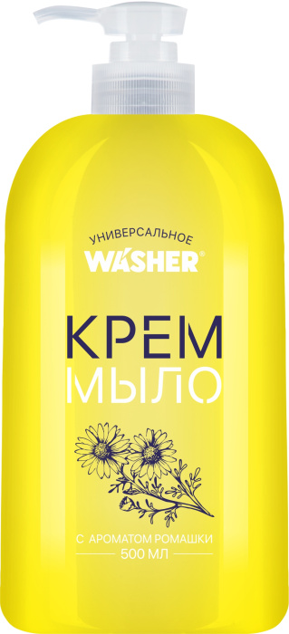 Крем-мыло жидкое с ароматом ромашки, Washer-H, 500мл