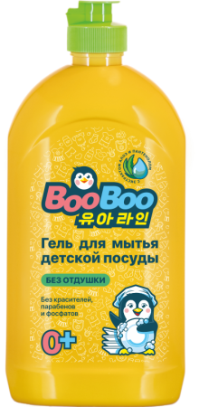 Гель для мытья детской посуды, BooBoo, 500мл