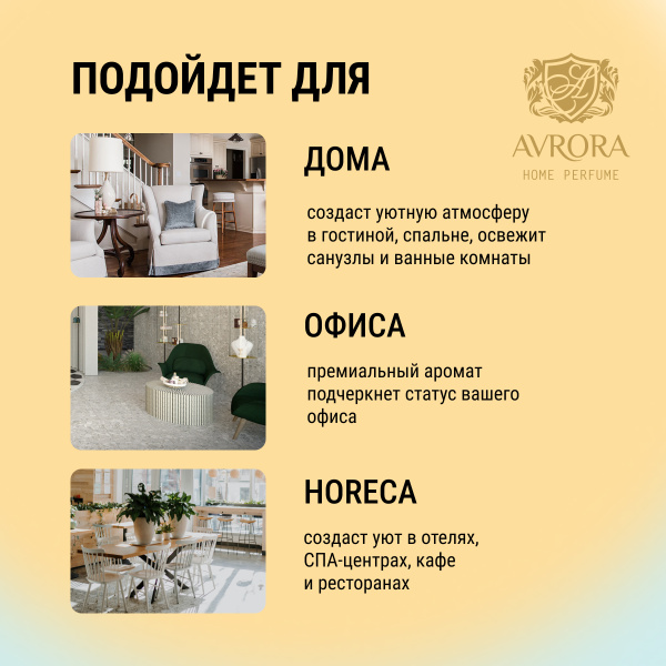 "Avrora Home Perfume"  Аромадиффузор  «Mango», 50мл.