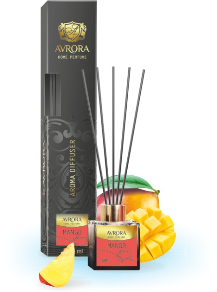 "Avrora Home Perfume"  Аромадиффузор  «Mango», 100мл.
