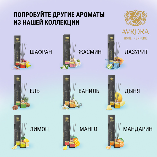 "Avrora Home Perfume"  Аромадиффузор  «Berry», 50мл.