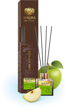 "Avrora Home Perfume"  Аромадиффузор  «Apple Punch», 50мл.