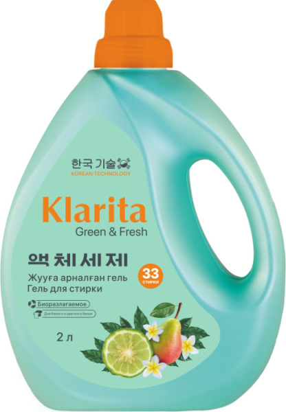 Средство жидкое для стирки «Green & Fresh», Washer-W 2000мл