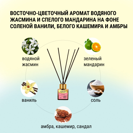 "Avrora Home Perfume"  Аромадиффузор  «Jasmine», 50мл.