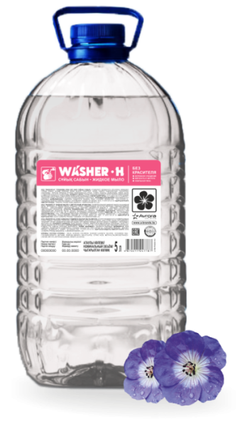 Жидкое мыло с цветочным ароматом Washer-H 5000мл
