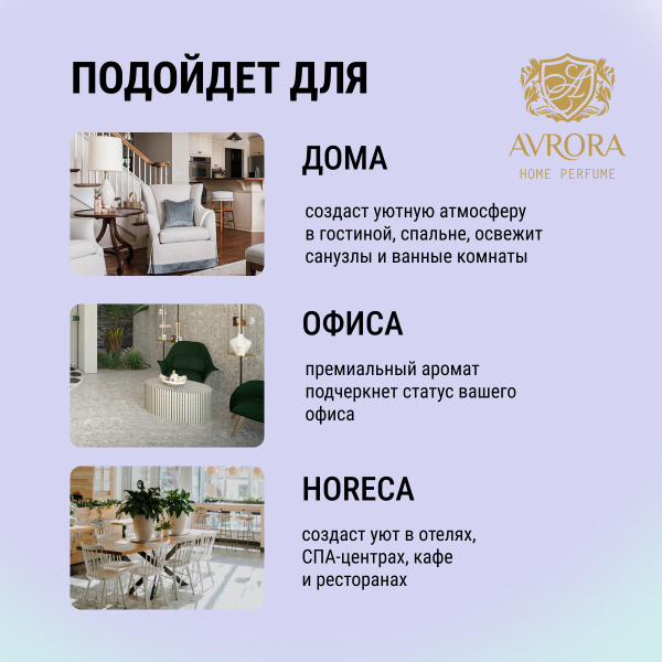 "Avrora Home Perfume"  Аромадиффузор  «Berry», 50мл.
