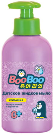 Детское жидкое мыло с ароматом ромашки, BooBoo, 500мл